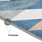 Vintage Persian Carpet for Bedroom/Living Area with Anti Slip Backing