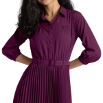 Western Pleated Dress