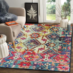Vintage Persian Carpet for Bedroom/Living Area with Anti Slip Backing
