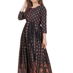 Viscose Rayon Printed Anarkali Kurta