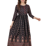 Viscose Rayon Printed Anarkali Kurta